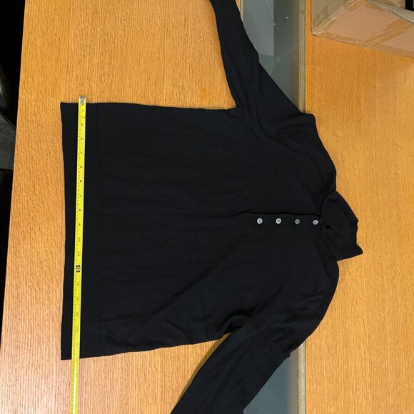 Theory Long-Sleeve Polo Sweater – Size M - Picture 3 of 5